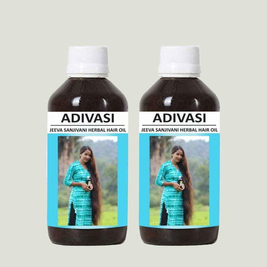 Adivasi Jeeva Sanjivani Herbal Hair Oil 125ml (Pack of 2) 🔥LAST DAY 50% OFF🔥